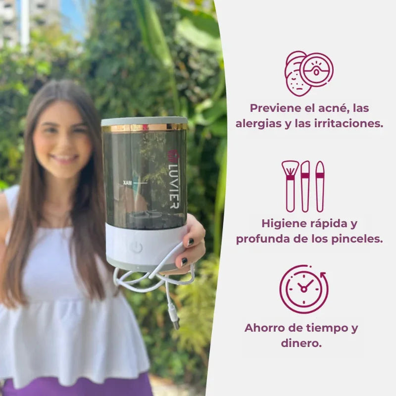 BrushPure™ – Limpiador de pinceles: elimina bacterias en segundos (70% OFF)