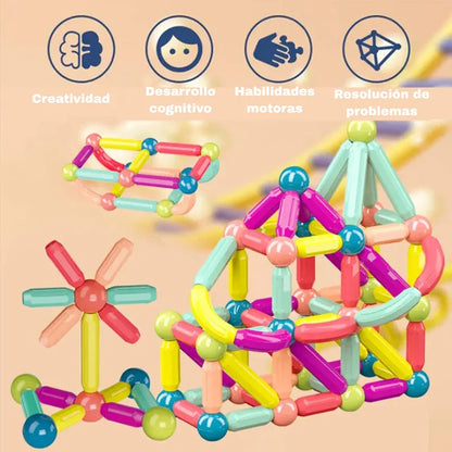 Magna Kids – Bloques Magnéticos Creativo |36 Piezas - 40% de descuento