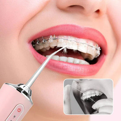 OralPulse™ Irrigador oral - Protección total contra bacterias bucales | Kit boquillas de regalo